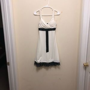 Small black and white dress